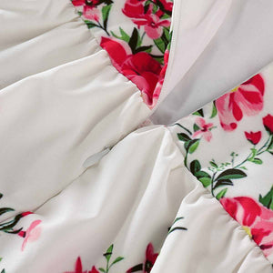 Baby / Toddler Girl's Floral Flutter-sleeve A-line Dress, zoerea.com