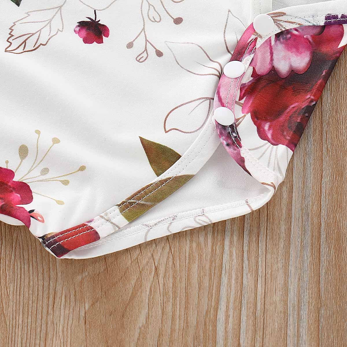 Chic Floral Bodysuit And Short Skirt Set, zoerea.com