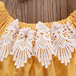 Baby Girl Lace Bowknot Decor Bodysuit, zoerea.com