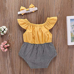 Baby Girl Lace Bowknot Decor Bodysuit, zoerea.com