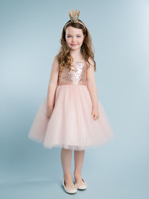 Kids Baby Girls Princess Sequins Party Gown Formal Bridesmaid Dresses, zoerea.com