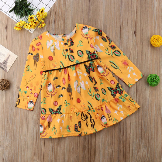 Kid Baby Girl Pretty Summer Clothes Floral Party Pageant Tutu Dress, zoerea.com