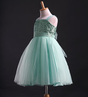 Kids Baby Girls Princess Sequins Party Gown Formal Bridesmaid Dresses, zoerea.com