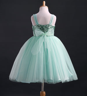 Kids Baby Girls Princess Sequins Party Gown Formal Bridesmaid Dresses, zoerea.com