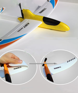 Airplane Toy, Electric Plane Toy, Aeroplane Gliders, Rechargeable Flying Aircraft, Gifts for Kids, zoerea.com