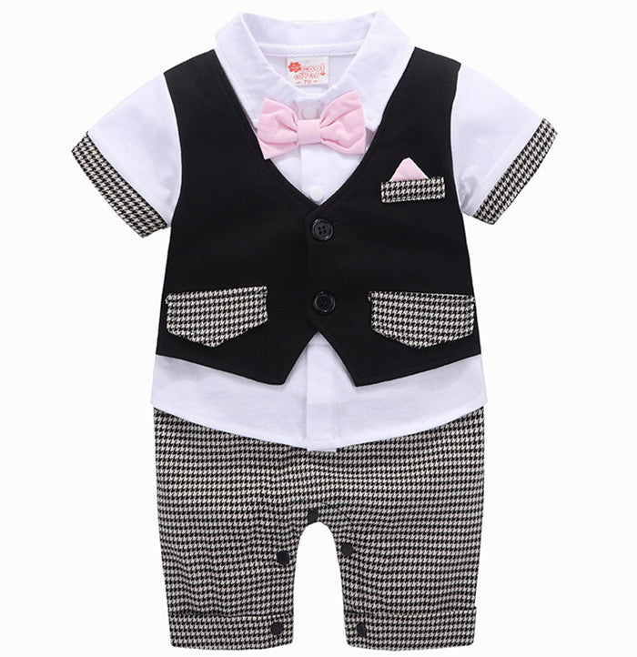 Faux-two Bodysuit And Vest Set, zoerea.com