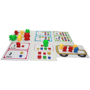 Counting Bears With Stacking Cups Montessori Rainbow Matching Game Toys, zoerea.com