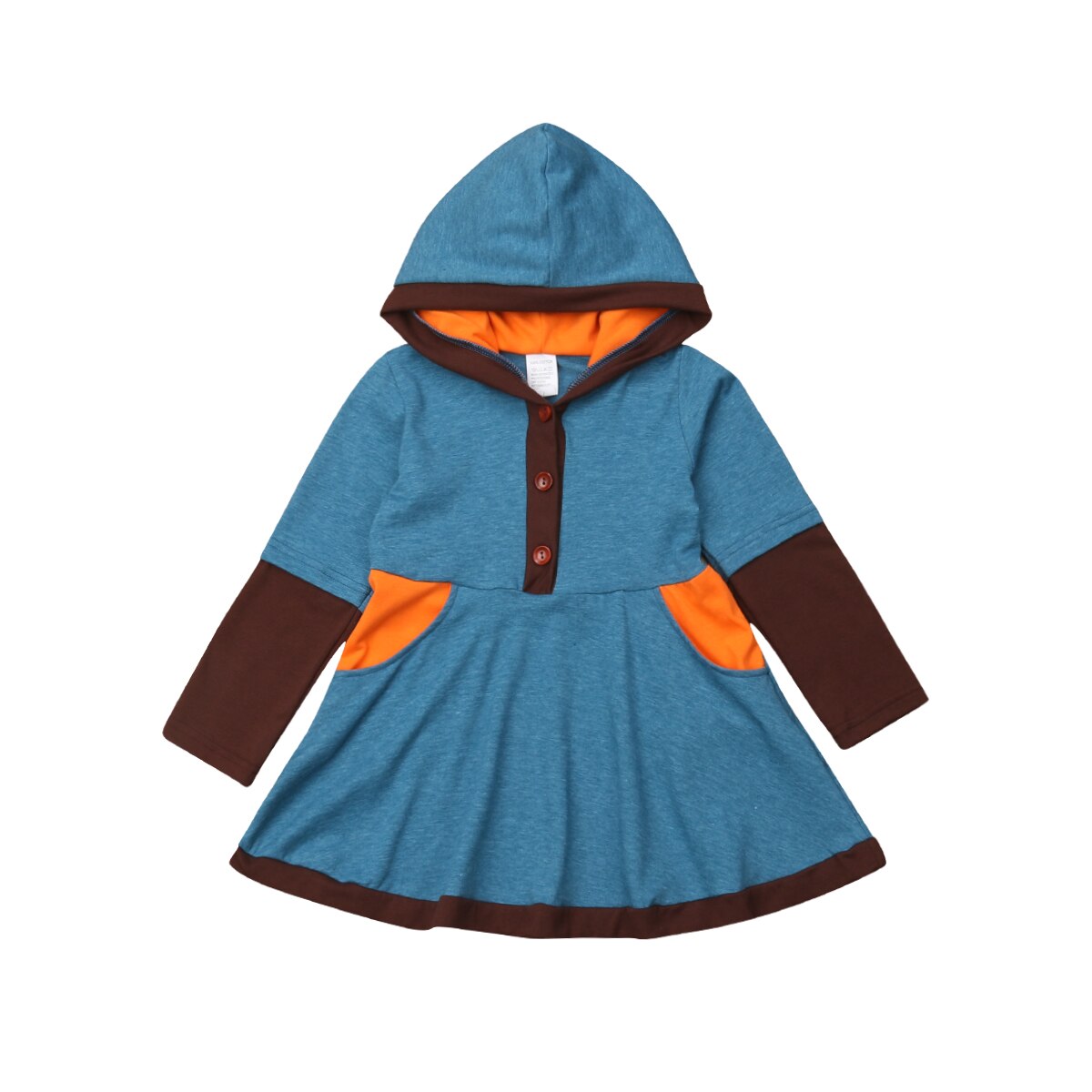 Kids Baby Girls Hooded Clothes Long Sleeve Princess Party Tutu Dress, zoerea.com