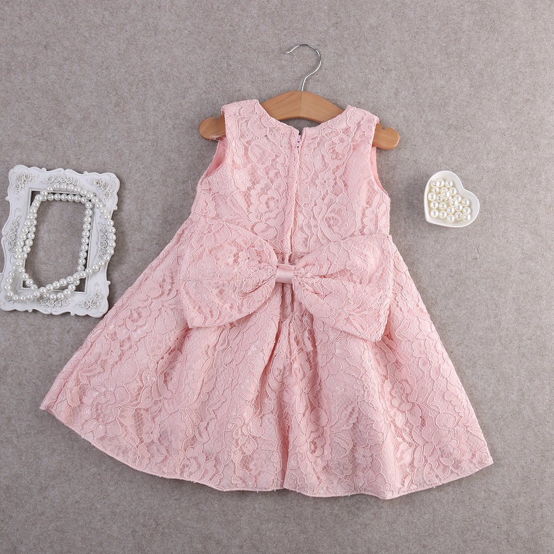 Baby Girl Lace Flower Pageant Bridesmaid Party Formal Princess Dress, zoerea.com