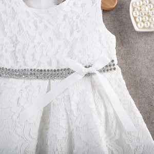 Baby Girl Lace Flower Pageant Bridesmaid Party Formal Princess Dress, zoerea.com