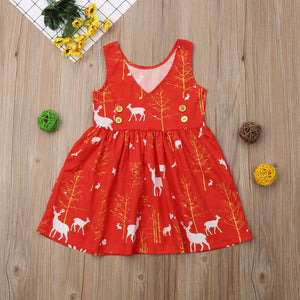 Newborn Infant Baby Girls Princess Christmas xmas Formal Dance Dress, zoerea.com