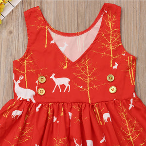 Newborn Infant Baby Girls Princess Christmas xmas Formal Dance Dress, zoerea.com