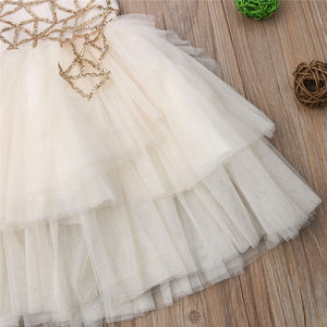 Kids Baby Girls tulle Formal Pageant Bridesmaid Gown Wedding Dress, zoerea.com