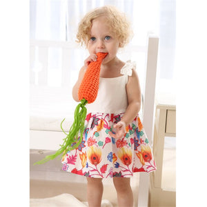 0-24M Baby Girl floral dress baby girl cotton fashion dress baby dress, zoerea.com