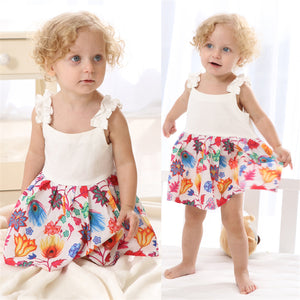 0-24M Baby Girl floral dress baby girl cotton fashion dress baby dress, zoerea.com