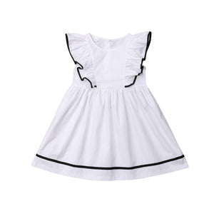 Baby Girls Dresses Toddler Kids Ruffle Dress Party Princess Costume, zoerea.com