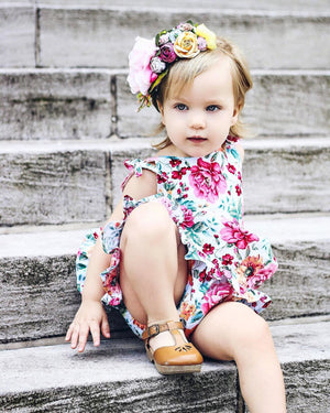 Kid Baby Girl Floral Princess Strap Sundress Summer Casual Dress, zoerea.com