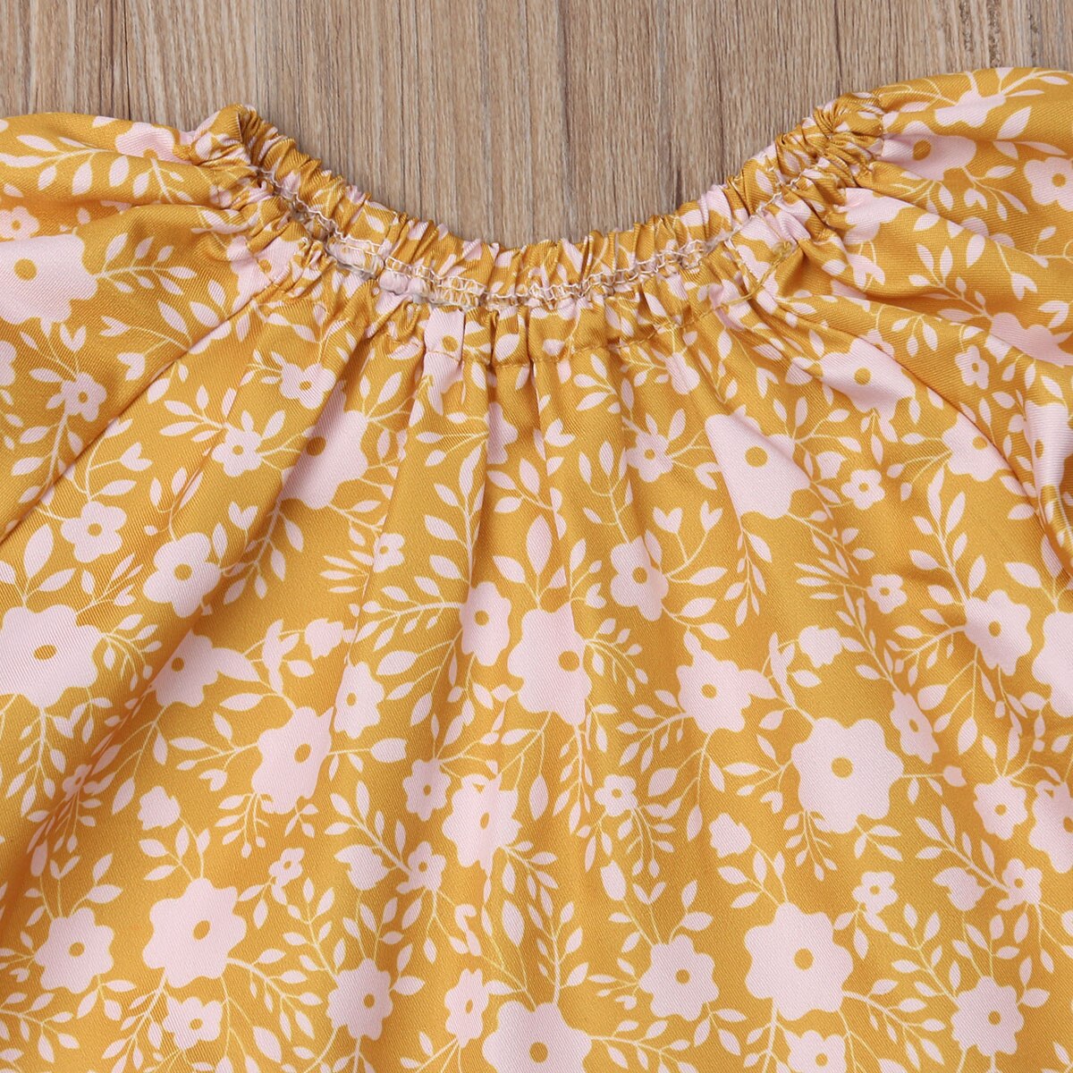 Kids Toddler Baby Girls Casual Clothes Flower Long Sleeve Floral Dress, zoerea.com