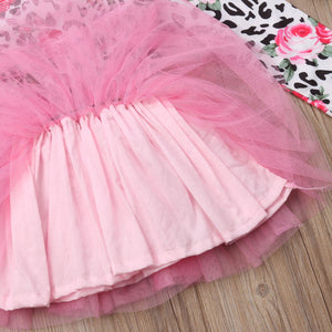 Floral Toddler Kids Baby Girls Dress Princess Pageant Party Lace Dress, zoerea.com