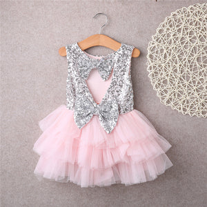 Kids Baby Girl Sequins Dress Party Dresses Bridesmaid Dress Gown baby, zoerea.com