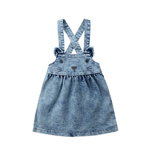 Girl Kids Baby summer Fashion Overalls Clothes Princess dress clothes, zoerea.com