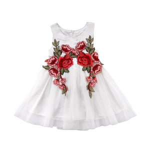 Kids Baby Flower Girls Dress Party Dress Gown Formal Bridesmaid Dress, zoerea.com
