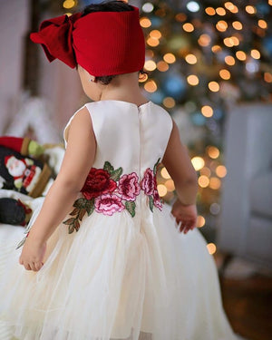 Kids Baby Flower Girls Dress Party Dress Gown Formal Bridesmaid Dress, zoerea.com