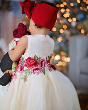 Kids Baby Flower Girls Dress Party Dress Gown Formal Bridesmaid Dress, zoerea.com