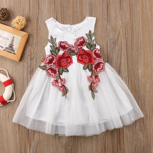 Kids Baby Flower Girls Dress Party Dress Gown Formal Bridesmaid Dress, zoerea.com