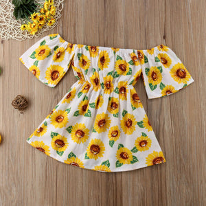 Cute Toddler Kid Baby Girl Clothes Princess Party Prom Floral Dress, zoerea.com