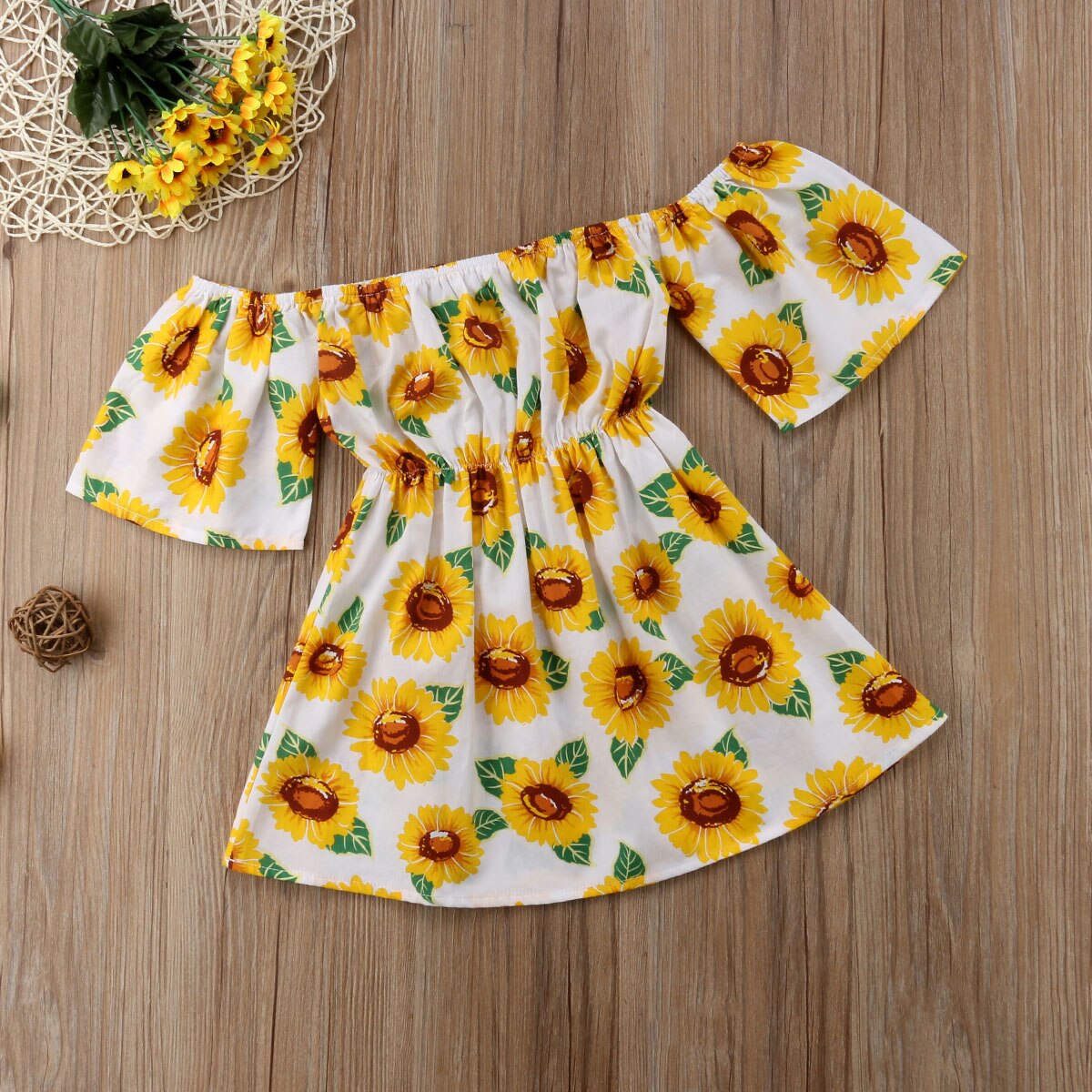 Cute Toddler Kid Baby Girl Clothes Princess Party Prom Floral Dress, zoerea.com