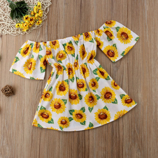 Cute Toddler Kid Baby Girl Clothes Princess Party Prom Floral Dress, zoerea.com