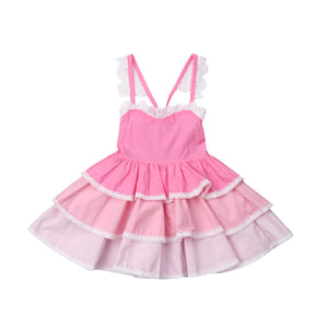 Baby girl Flower Wedding Princess Birthday Party Pageant Dress, zoerea.com