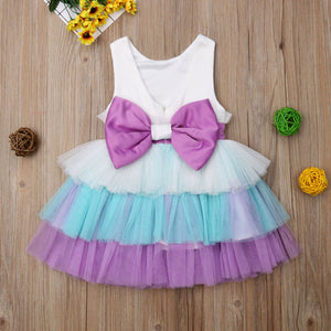 Kids Girl Flower Princess Formal Pageant Holiday Wedding Bridesmaid Dress, zoerea.com