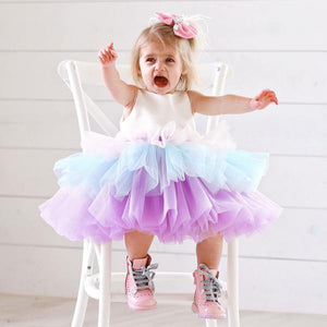 Kids Girl Flower Princess Formal Pageant Holiday Wedding Bridesmaid Dress, zoerea.com