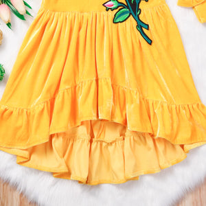 Girls Kids Summer Flower Clothes Outfits Princess Casual Tutu Dress, zoerea.com