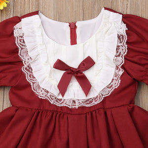Toddler Kids Baby Girls Lace Party Pageant Bridesmaid Formal Dress, zoerea.com