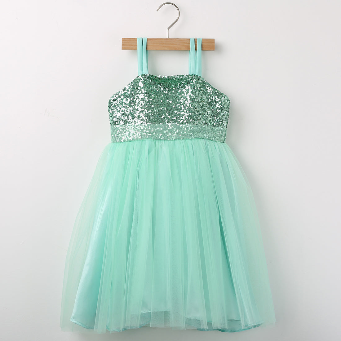 Kids Baby Girls Princess Sequins Party Gown Formal Bridesmaid Dresses, zoerea.com
