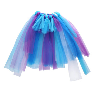 New Baby Girl Tops Bodysuit+Handmade Tulle dresses 2pcs Outfits Set, zoerea.com