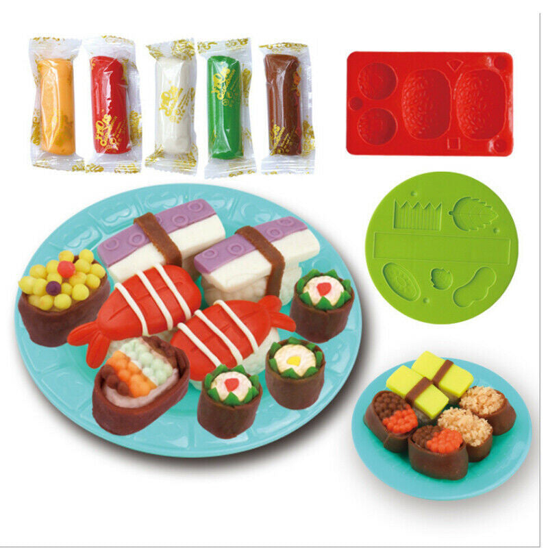 Newest Modeling Dough Hamburger Sandwich Ice Cream Playdough Set, zoerea.com