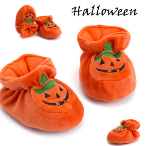 Halloween Pumpkin Toddler Baby Girls Boys Casual Crib Soft Shoes 0-18M, zoerea.com