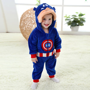 Infant Toddler Baby Romper Kids Halloween Costume Marvel Hero Outfit, zoerea.com