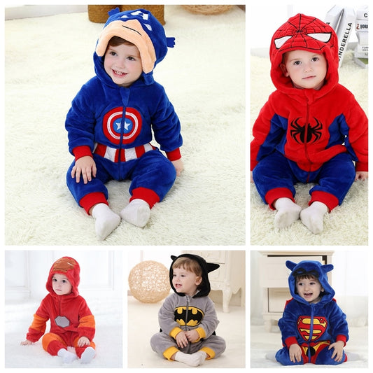 Infant Toddler Baby Romper Kids Halloween Costume Marvel Hero Outfit, zoerea.com
