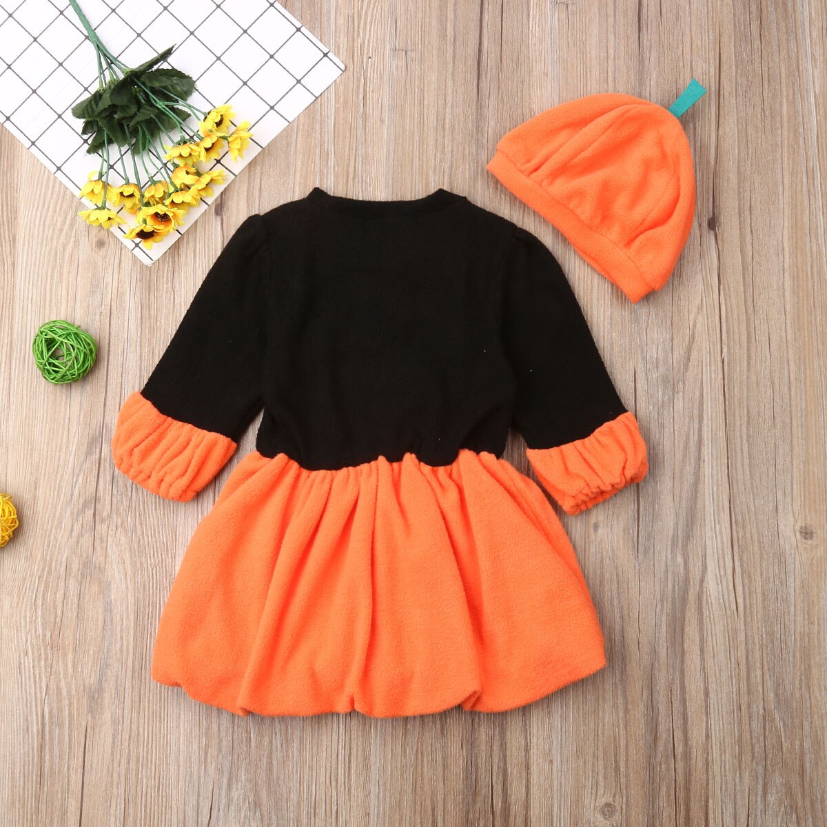 Toddler Infant Baby Girl Autumn Winter Clothing Halloween Tutu Dress, zoerea.com