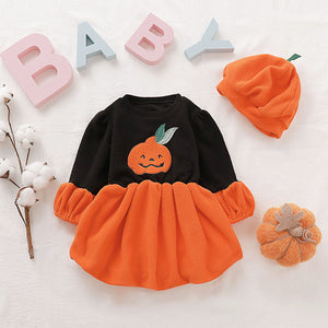 Toddler Infant Baby Girl Autumn Winter Clothing Halloween Tutu Dress, zoerea.com