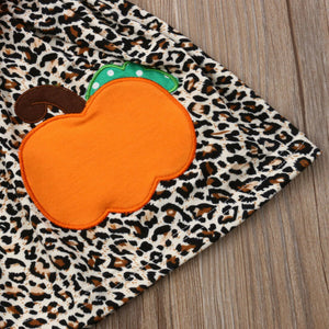 Baby Girl Kid Leopard Romper Dress Halloween Pumpkin Dresses, zoerea.com
