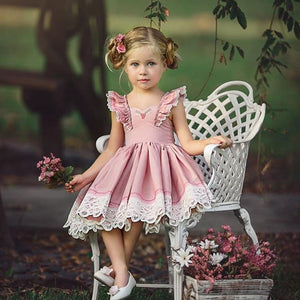 Kids Baby Flower Girls Dresses Pageant Birthday Party Wedding Bridesmaid Gown, zoerea.com