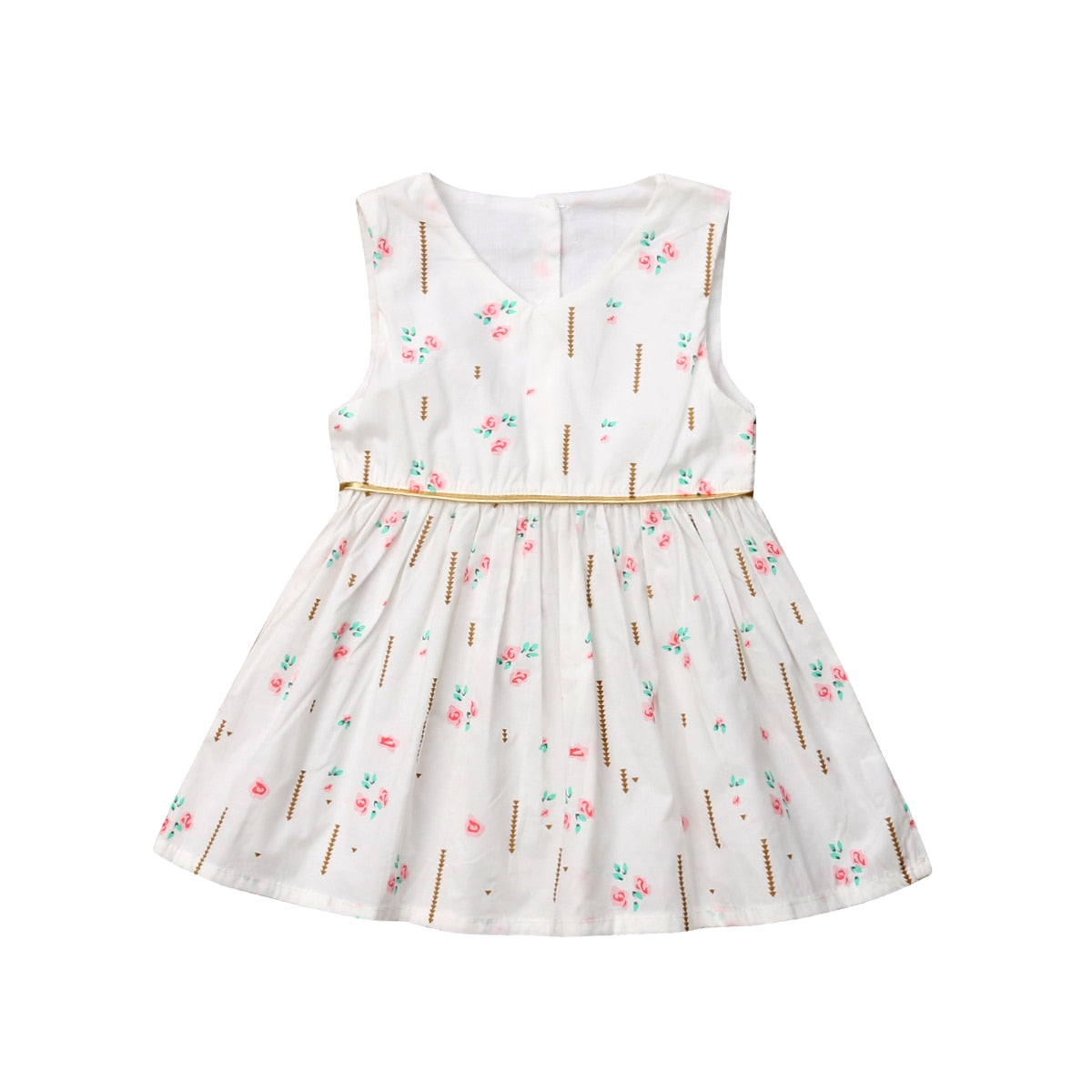 Baby Girl Flower Sleeveless Party Pageant Lace Summer Tutu Dress, zoerea.com