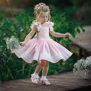 Toddler Baby Girls Sweet Sleeveless Tutu Party Tull Princess Dress, zoerea.com