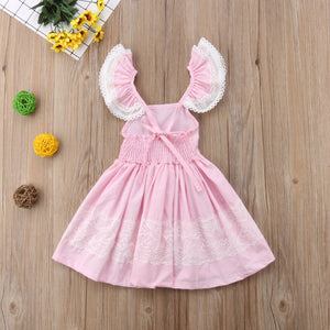 Toddler Baby Girls Sweet Sleeveless Tutu Party Tull Princess Dress, zoerea.com